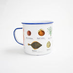 Sea Life Enamel Mug