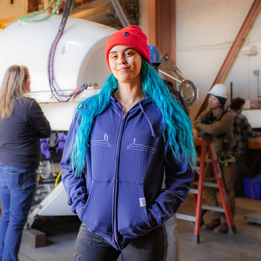 Alvin Full Zip Hooded Sweatshirt