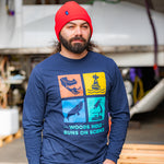 Woods Hole Runs on Science - Long Sleeve T-Shirt
