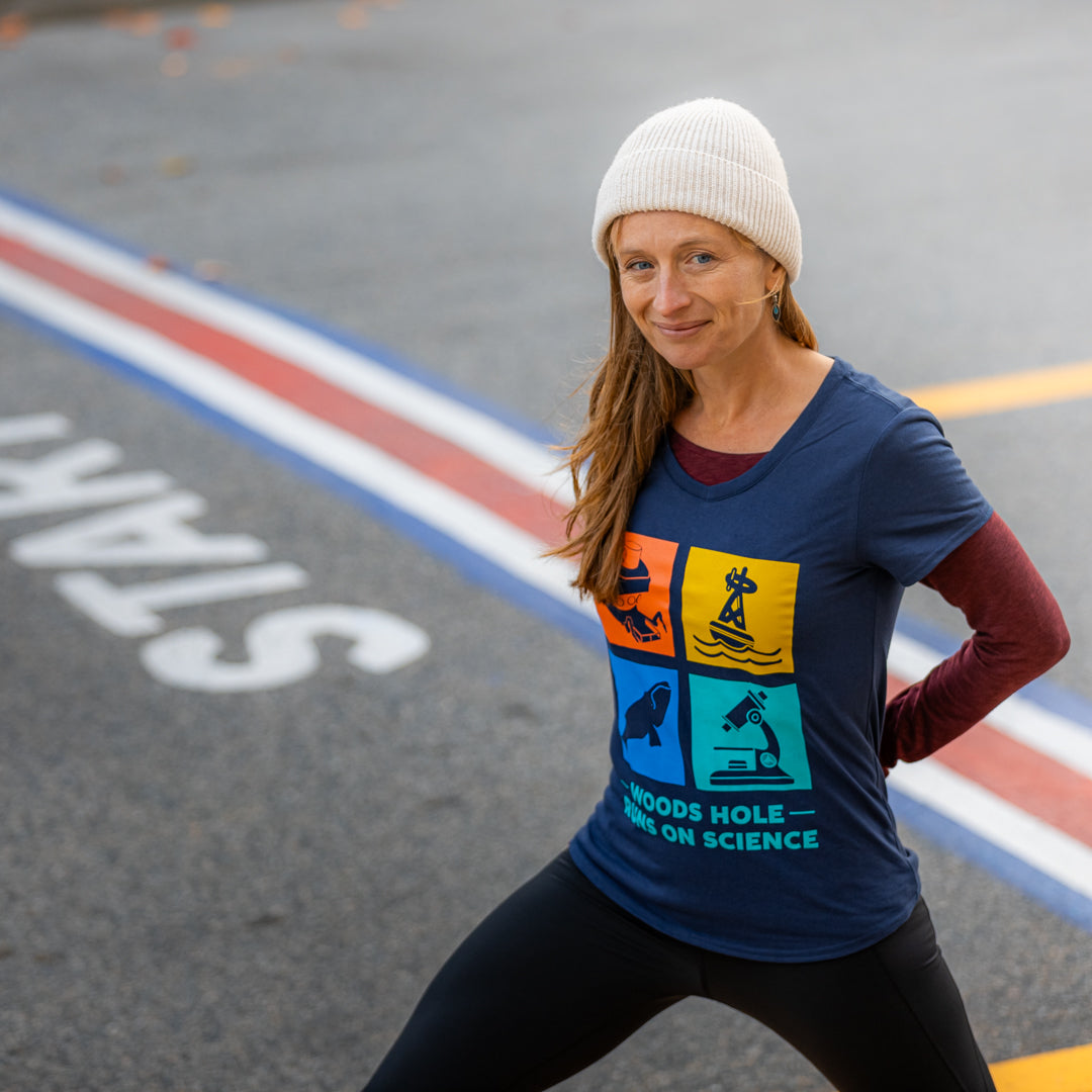 Women's Woods Hole Runs on Science T-Shirt