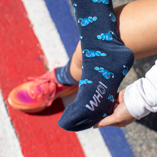 WHOI Anglerfish Socks