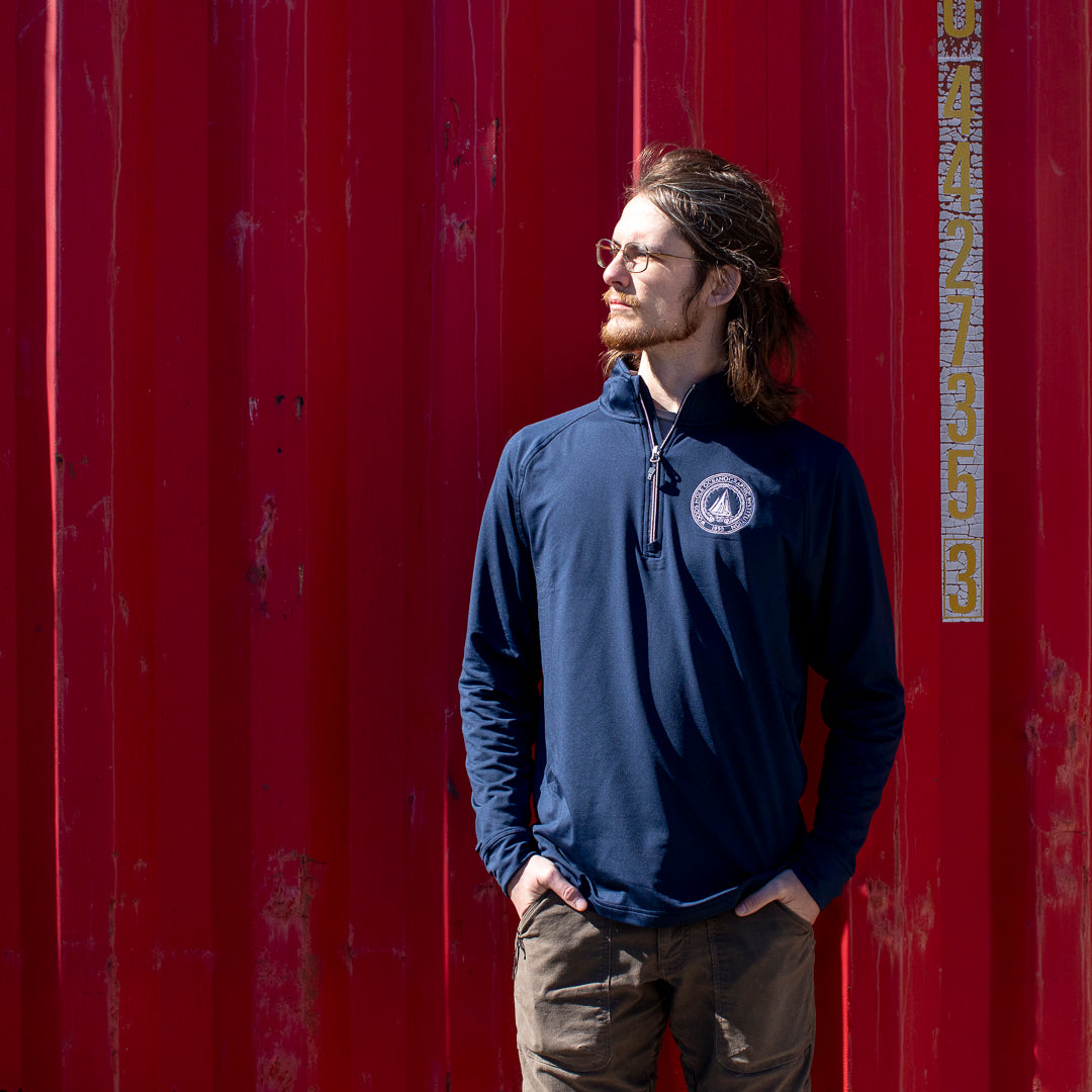 Men's WHOI Classic Seal Half-Zip Pullover