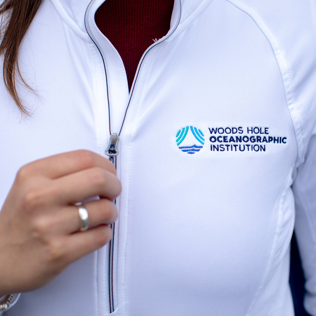 Women's WHOI Logo Half-Zip Pullover