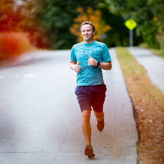 Men's Woods Hole Runs on Science Sport Tee