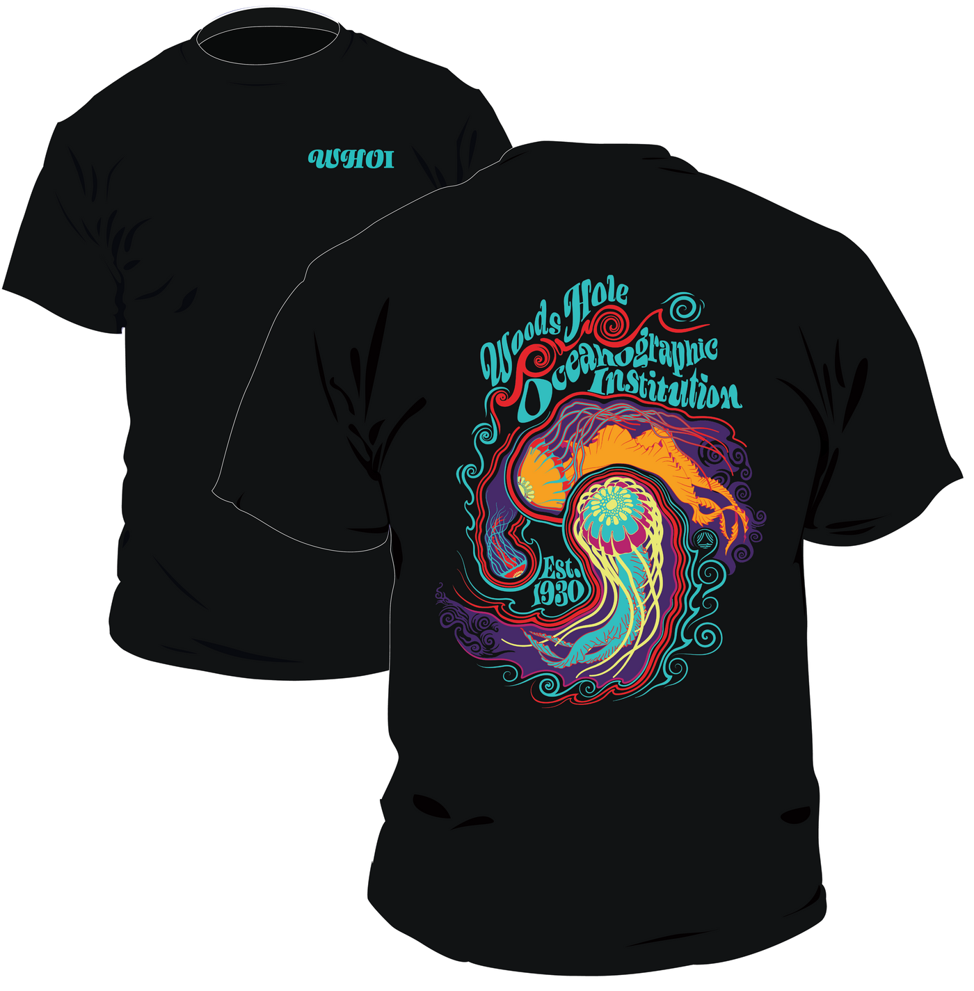 Psychedelic Jellyfish T-Shirt-Limited Edition