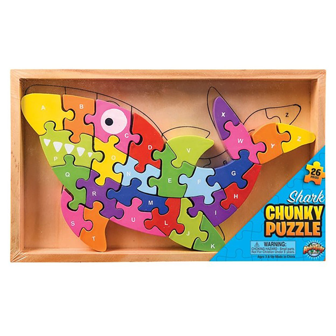 Wooden Shark Letter Puzzle