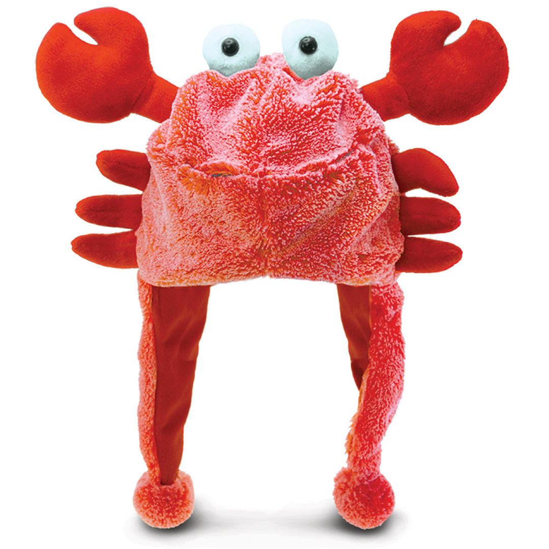 Plush Stuffed Red Crab Hat