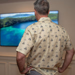 WHOI Shark Button Up Shirt