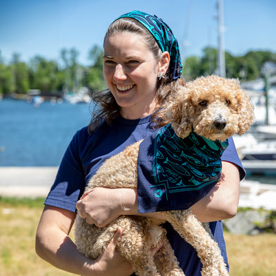 WHOI Fish Bandana