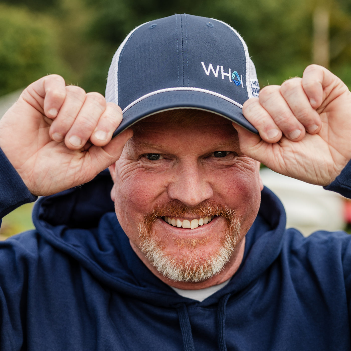 WHOI Rope Trucker Hat