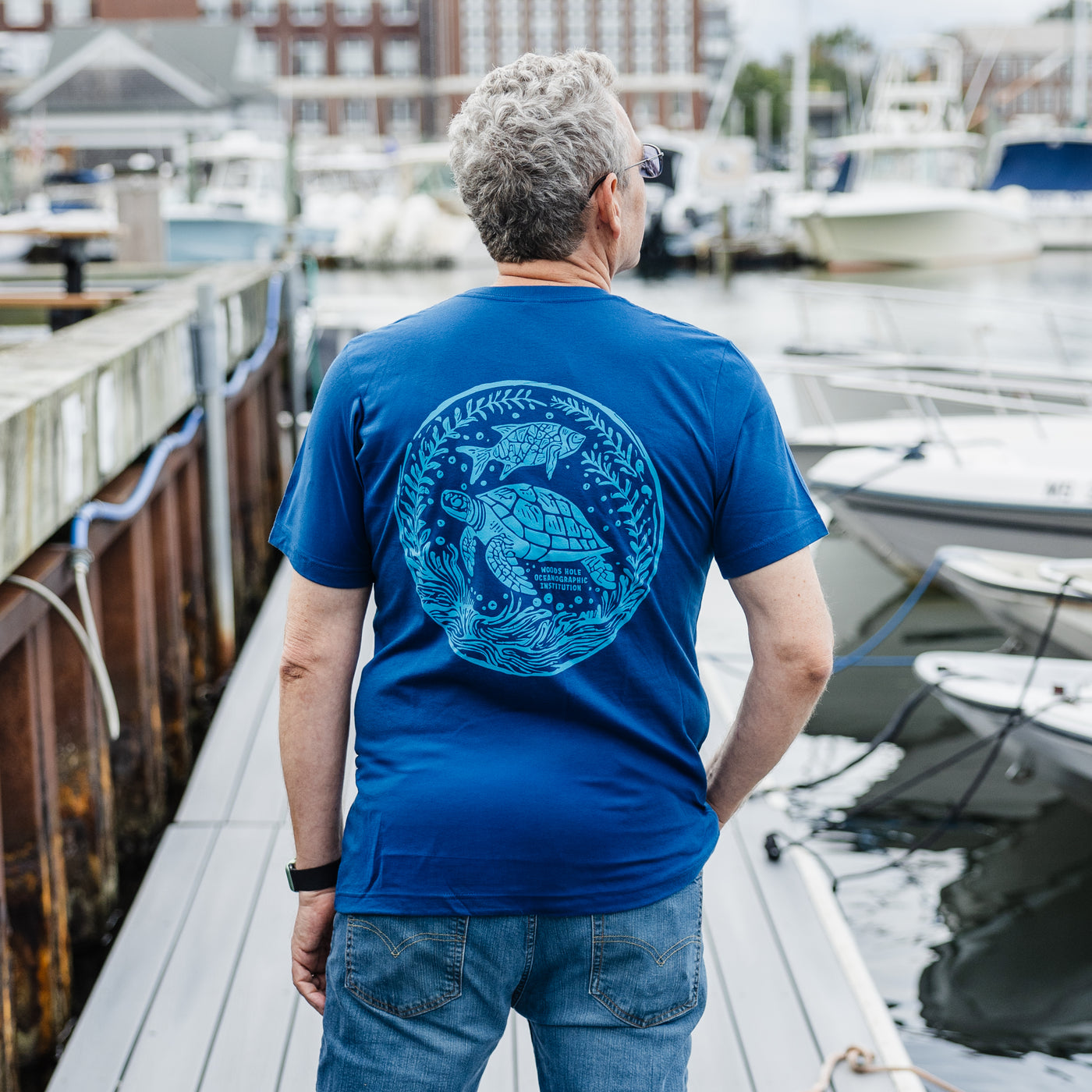 WHOI Sea Turtle Medallion T-Shirt