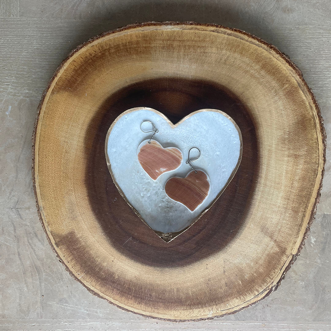 Sea Scallop Heart Trinket Dish