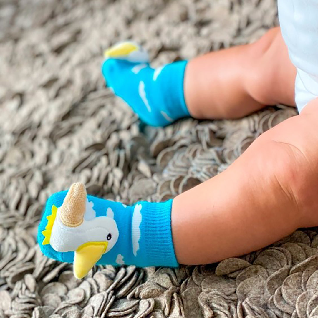 Baby Pelican Boogie Toes Rattle Socks