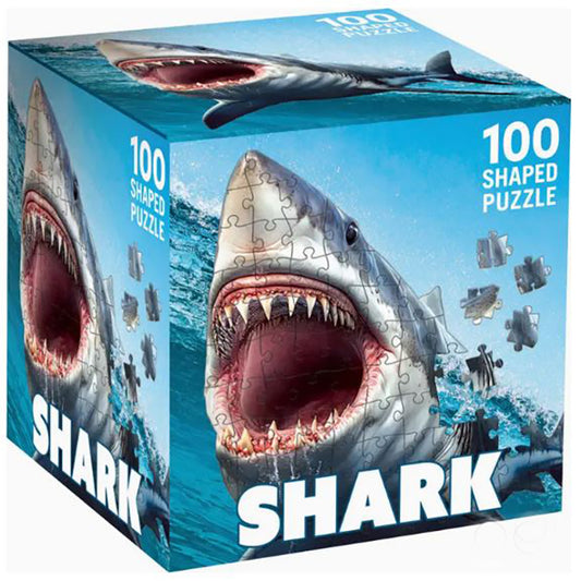 Shark 100 Piece Shaped Jigsaw Puzzle