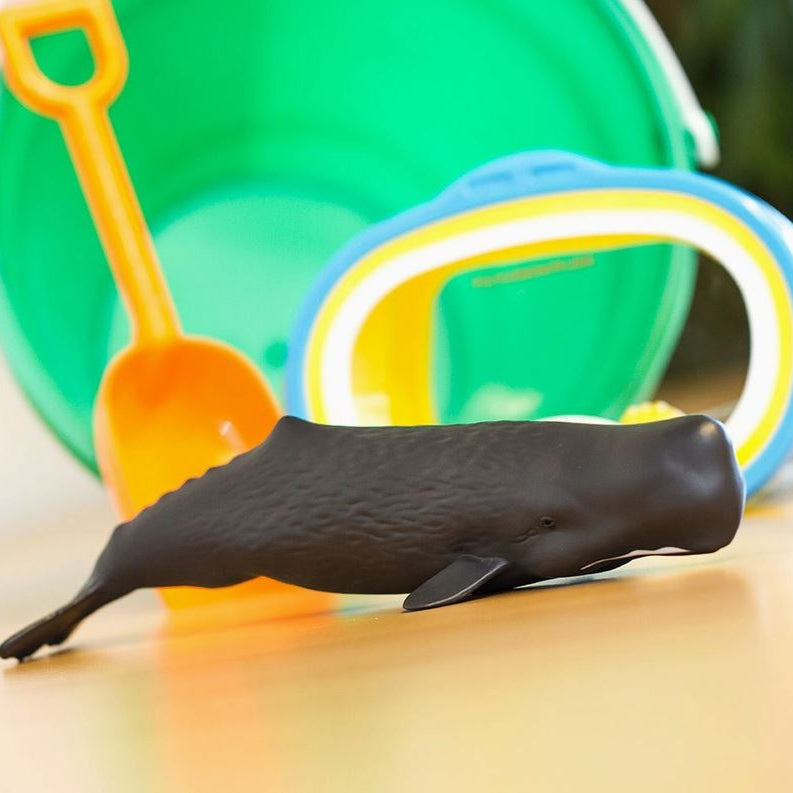 Sperm Whale Figurine - Black