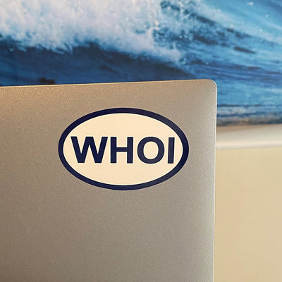 WHOI Oval Sticker