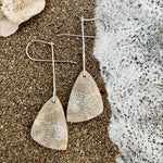 Fossilized Coral Earrings