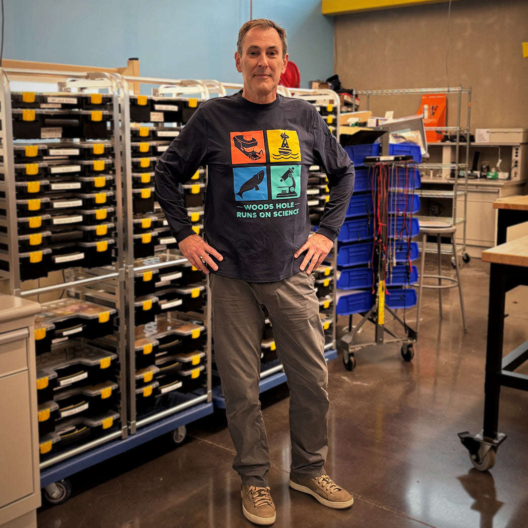 Woods Hole Runs on Science-Long Sleeve T-Shirt
