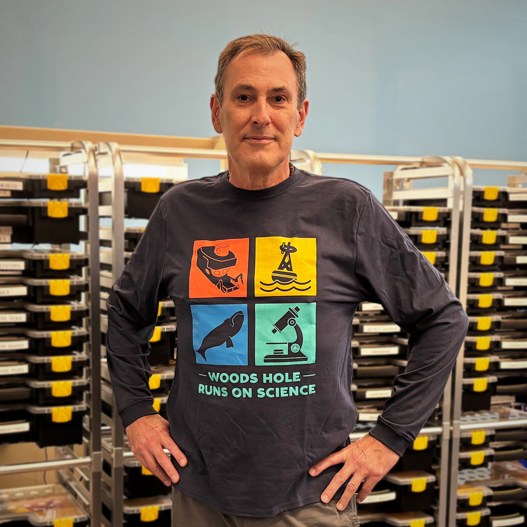 Woods Hole Runs on Science-Long Sleeve T-Shirt