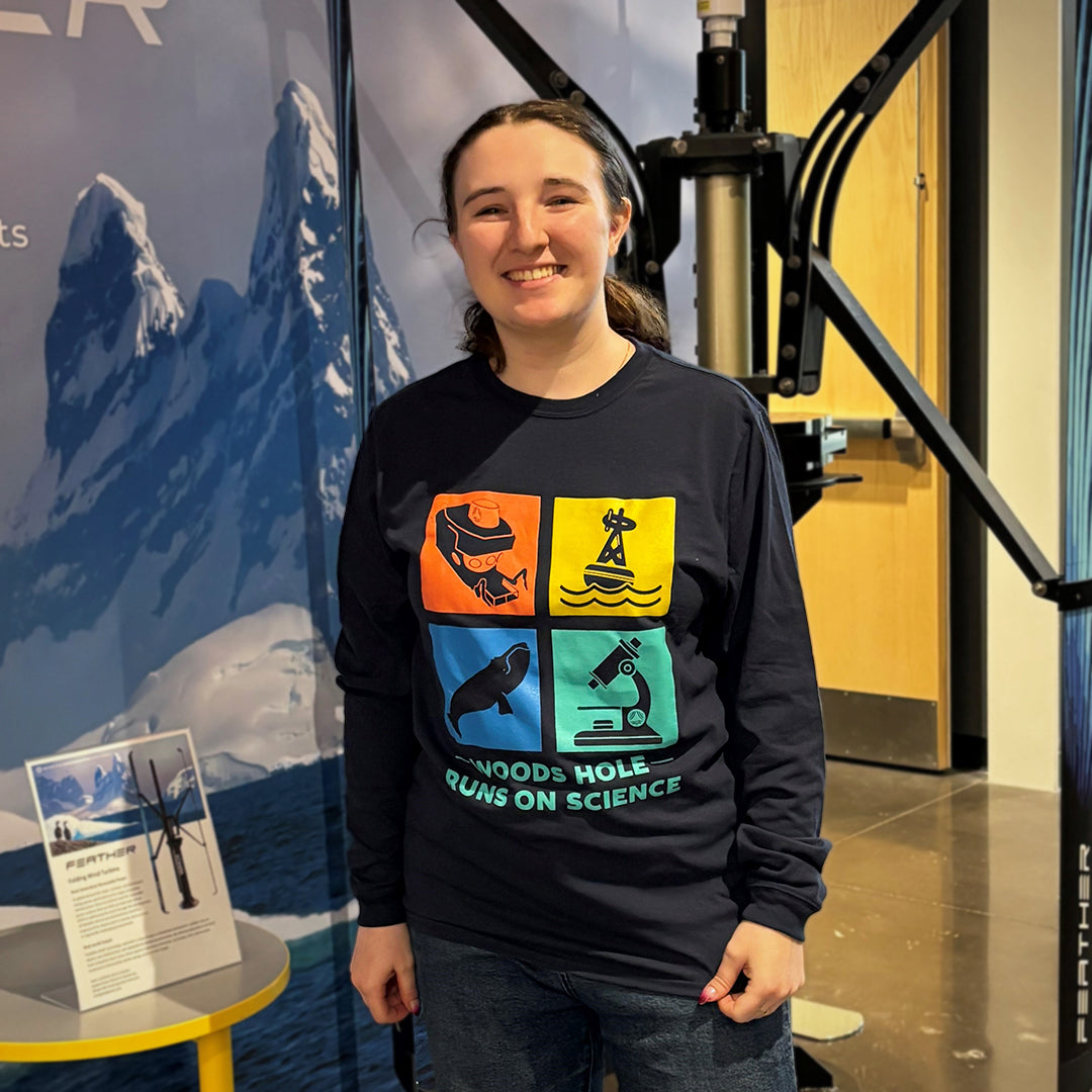 Woods Hole Runs on Science-Long Sleeve T-Shirt