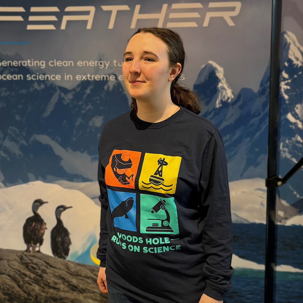 Woods Hole Runs on Science-Long Sleeve T-Shirt