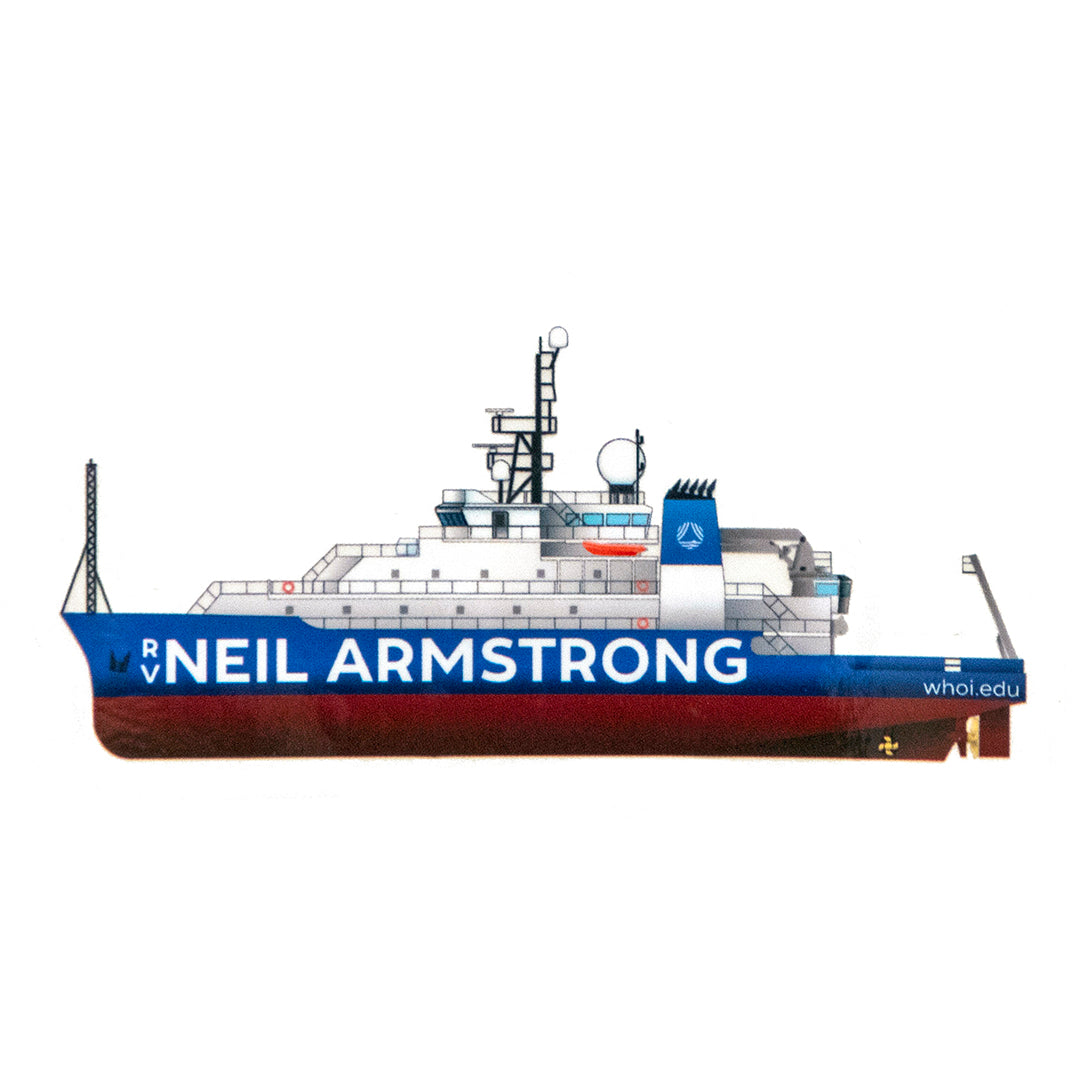R/V Armstrong Sticker-clear back