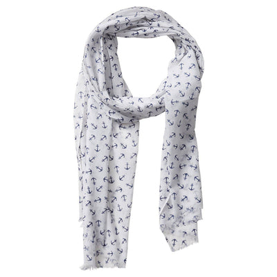Anchor Motif Scarf
