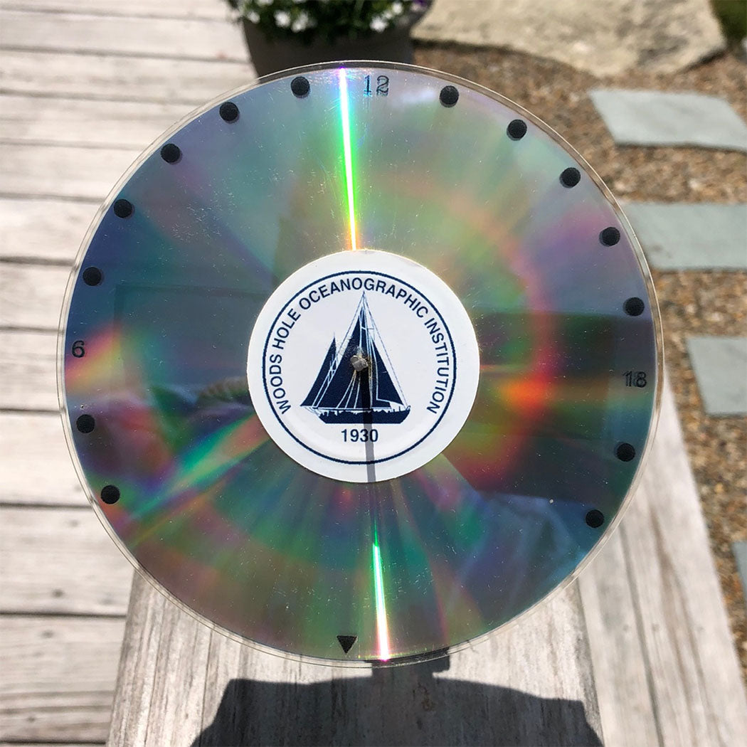 Custom WHOI Classic Seal Spectral Sundial