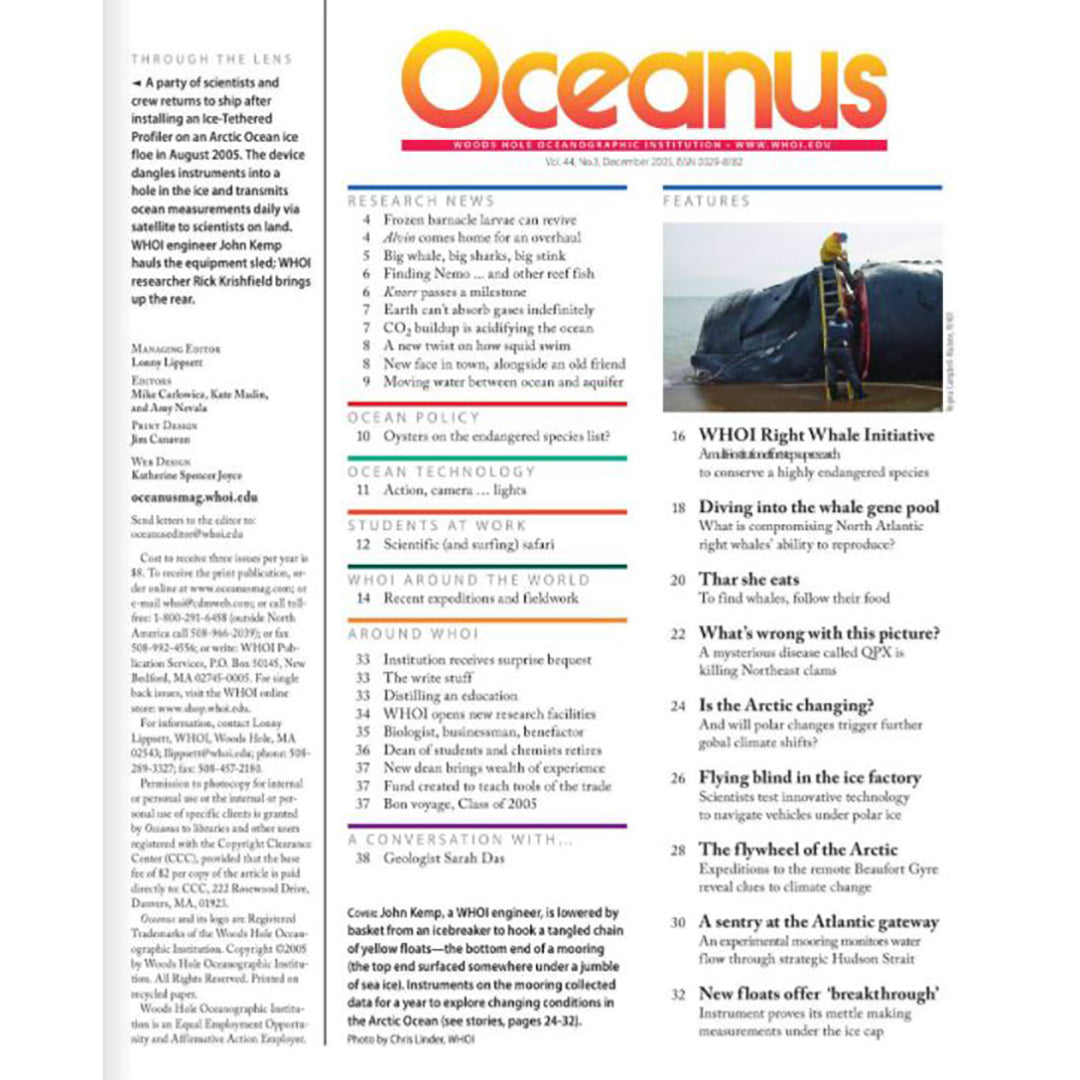 Oceanus Magazine: Is the Arctic Feeling the Heat?