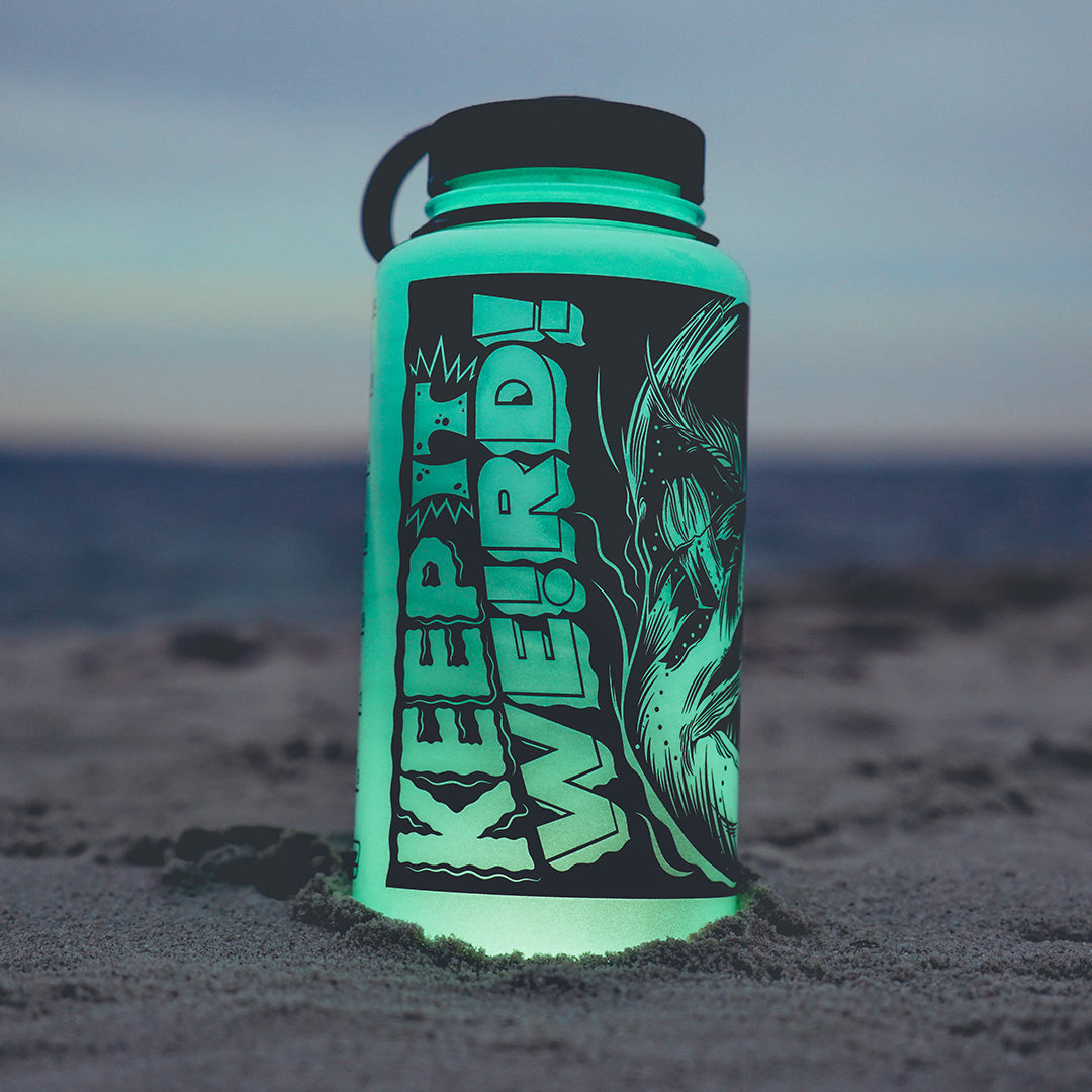 Anglerfish WHOI X Cape Clasp: Keep it Weird water bottle