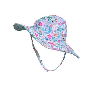 Children's Mermaid Sun Hat - UPF 50+