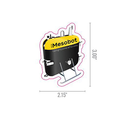 Mesobot Sticker-white back