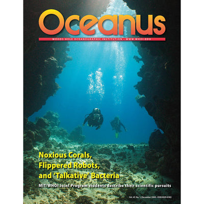 Oceanus Magazine: Noxious Corals, Flippered Robots, and Talkative Bacteria