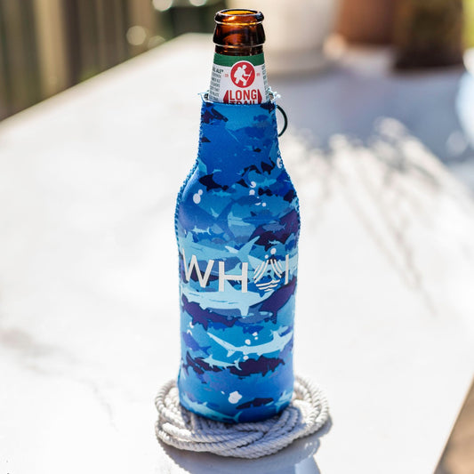 Bottle Coozie-Shark Camo