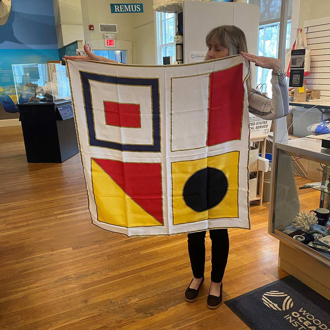 WHOI Signal Flag Scarf